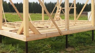 Сарай на винтовых сваях или хозблок на сваях Тихорецк цена от 2500 руб. / шт.